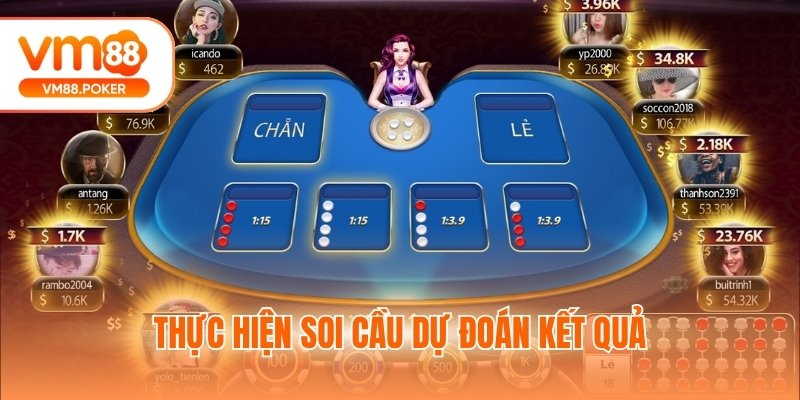 Thực hiện soi cầu dự đoán kết quả